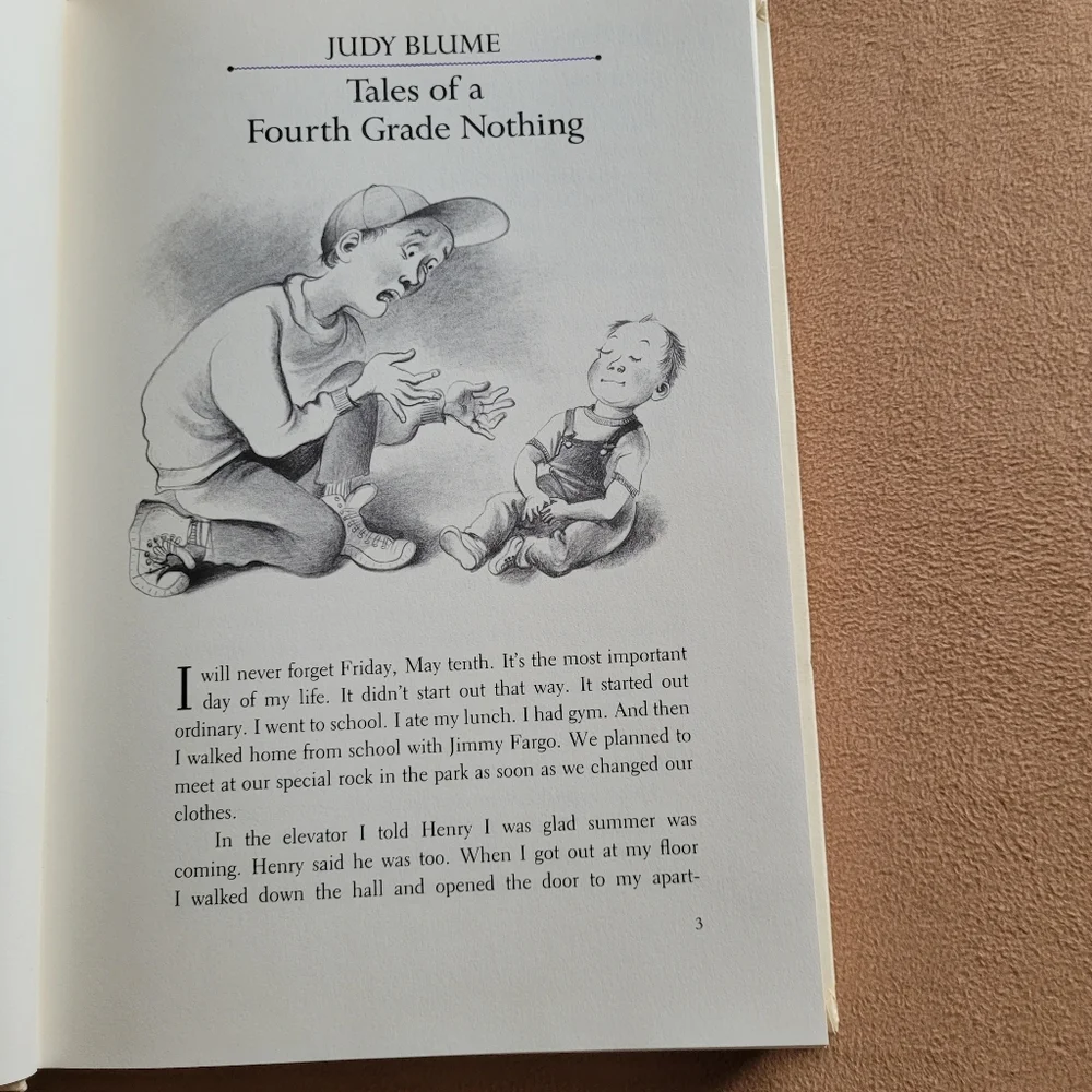 Vintage Random House Book Humor Children 1988 Twain Blume Cleary 80s Zelinsky HC